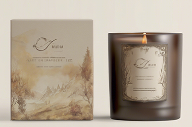 Custom candle paper gift packaging boxes